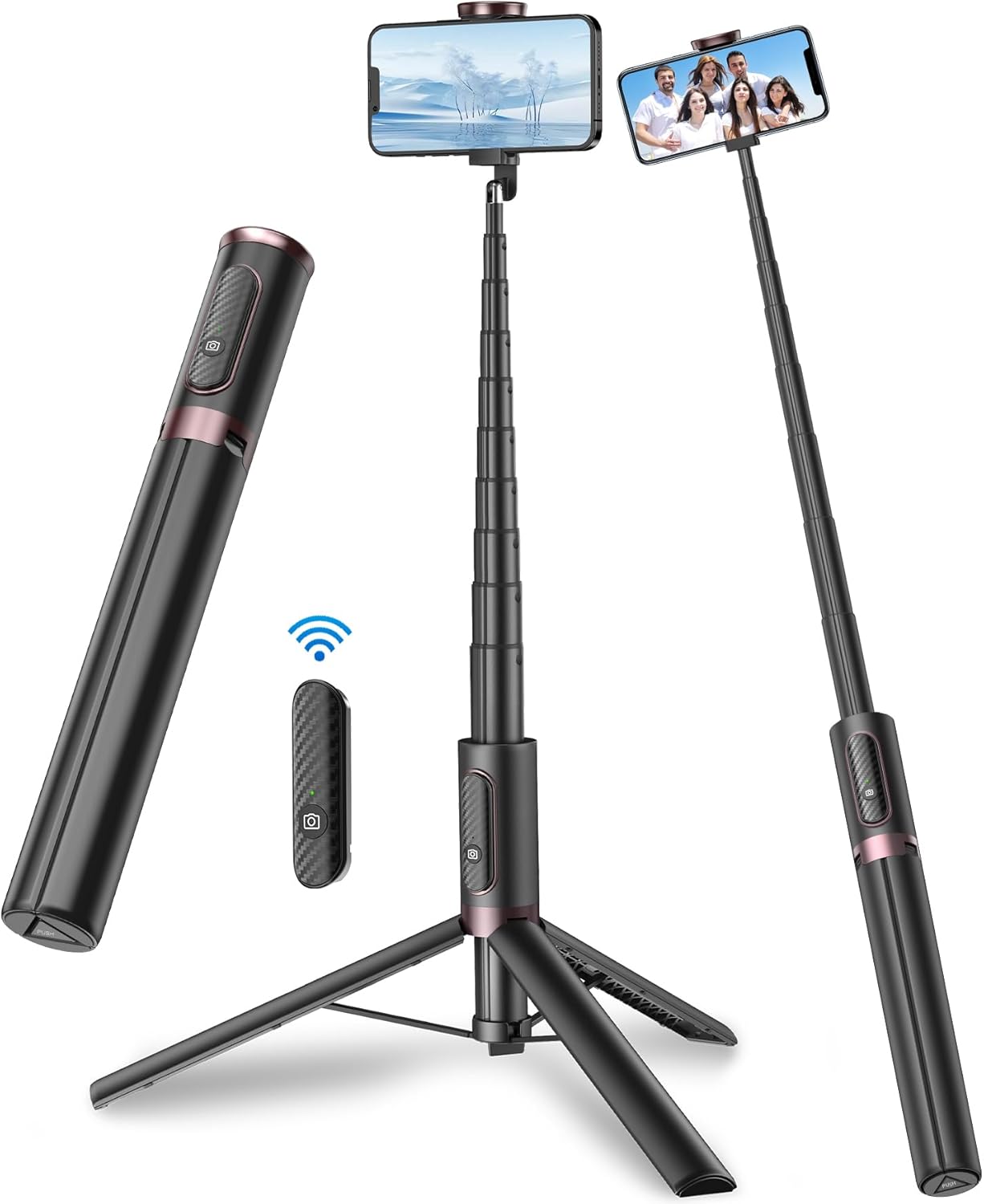 Tripod Selfie Stick Black