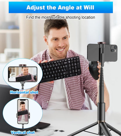 Tripod Selfie Stick Black